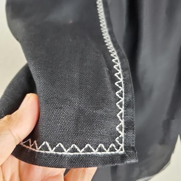 J. Jill Lagenlook Wrap Linen Midi Layered Skirt - Picture 7 of 10